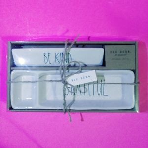 Rae Dunn Desk Plaque & Tray